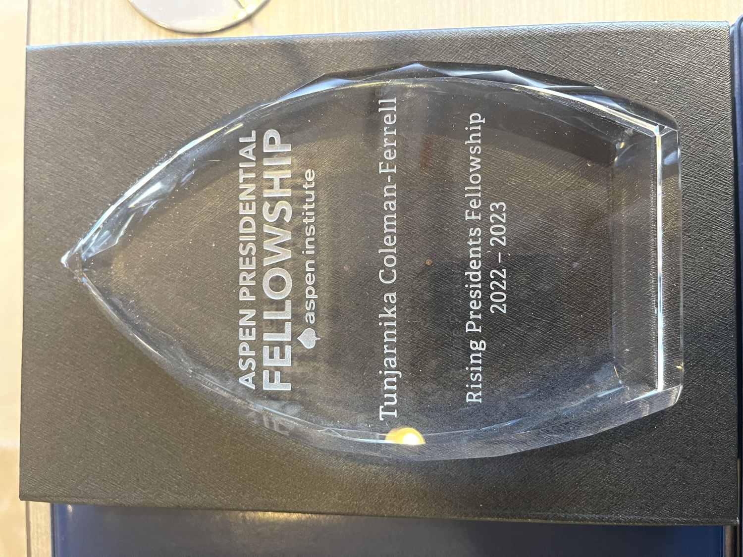Professional recognition and community impact award for Dr. Nika Coleman
